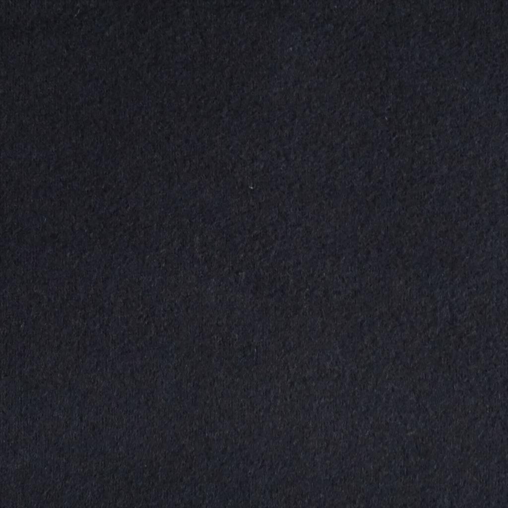 Baumwollfleece schwarz - Bio
